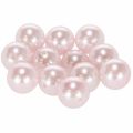 Floristik24 Déco-Perles en Plastique Rose Perlé Ø2cm – Lot de 12