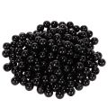 Floristik24 Perles de décoration noires Ø8mm 250 pièces