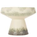 Coupe décorative en céramique crème et vert gris Ø20cm H16cm | Floristik24.fr