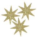 Floristik24 Étoiles décoratives dorées Ø5cm 20pcs