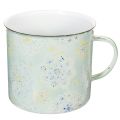 Tasse décorative en métal