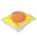 Floristik24 Guirlande décorative de chaîne de fanions d&#39;anniversaire en feutre jaune orange 300cm