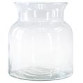 Floristik24 Vase décoratif en verre lanterne verre clair Ø18cm H20cm