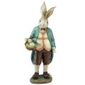 Floristik24 Panier décoratif lapin homme panier oeufs de Pâques figurine décorative H39cm