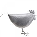 Poule déco métal décoration métal oiseau zinc 51cm×16cm×36cm