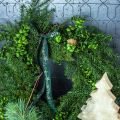 Floristik24 Couronne décorative grosses branches de conifères, cônes et buis vert 70cm