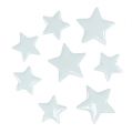 Floristik24 Déco étoiles à saupoudrer blanc 4-5cm 72p