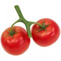 Floristik24 Déco tomate rouge aliment factice panicule de tomate L15cm