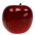 Floristik24 Pommes déco rouge, laquées Ø8cm 6p