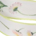 Ruban cadeau à motif floral