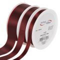 Ruban décoratif en taffetas rouge, largeurs variées, 50 m | Floristik24.fr