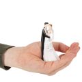 Figurine décorative représentant un couple de mariés, 10,5 cm | Floristik24.fr