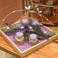 Floristik24 Granulés décoratifs lilas pierres décoratives violet 2mm - 3mm 2kg