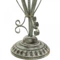 Floristik24 Porte-couronne métal aspect antique, décoration de table shabby chic H51cm