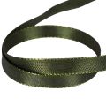Ruban en taffetas vert mousse 10 mm x 50 m pour décoration et emballage | Floristik24.fr