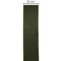 Ruban en taffetas brillant vert 25 mm x 50 m pour décoration | Floristik24.fr