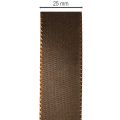 Ruban en taffetas marron 25 mm x 50 m pour décoration et emballage | Floristik24.fr
