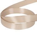 Ruban décoratif satin beige 15 mm 50 m | Floristik24.fr