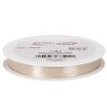 Ruban décoratif satin beige 15