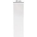 Ruban décoratif en polyester blanc 25 mm x 50 m pour décoration et bricolage | Floristik24.fr