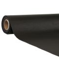 Floristik24 Tissu décoratif simili cuir noir cuir noir 33cm×1,35m