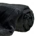Floristik24 Tissu déco velours noir 140cm x 270cm