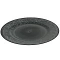 Assiette décorative anthracite Ø33cm | Floristik24.fr