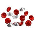 Diamants en acrylique 8 mm rouge 50 g