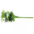 Aneth en fleurs, herbes artificielles, plante décorative verte, blanche 49cm 9pcs