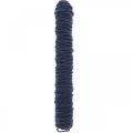 Floristik24 Cordon en feutre à fil de mèche, cordon en feutre, cordon en laine bleu 55m