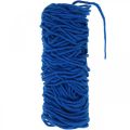 Floristik24 Fil mèche feutre cordon avec fil 30m bleu