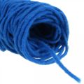 Floristik24 Fil mèche feutre cordon avec fil 30m bleu