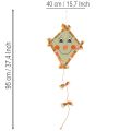Draches décoratifs en papier avec visage et suspension 40 cm, lot de 2 | Floristik24.fr