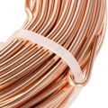 Bobine de fil d'aluminium pour loisirs créatifs et art floral, 60 m, 500 g | Floristik24.fr