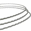 Floristik24 Fil coeurs 25cm vague anneaux anneau de reliure pour couronne de porte 10pcs