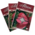 Floristik24 Bougies parfumées fraise, senteur photophore, bougie parfumée d&#39;ambiance Ø3,5cm H1,5cm 18 pièces