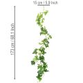 Guirlande de Lierre Artificiel 173 cm Vert pour Décoration Intérieure | Floristik24.fr