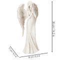 Figurine Ange en Prière 36 cm pour Décoration Intérieure | Floristik24.fr