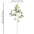 Branche d’eucalyptus artificielle verte nature 100 cm | Floristik24.fr