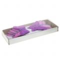 Floristik24 Plumes papillons violet 8.5cm 12pcs
