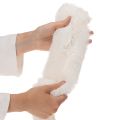 Bande en fourrure synthétique blanche 10 mm x 1,4 m lot de 3 | Floristik24.fr