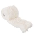 Bande en fourrure synthétique blanche 10 mm x 1,4 m lot de 3 | Floristik24.fr