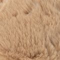 Boule décorative en synthétique 10 cm blanc et brun pour intérieur | Floristik24.fr