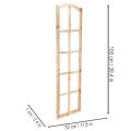 Cadre fenêtre en bois 100 cm pour décoration murale | Floristik24.fr