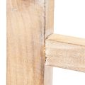 Cadre fenêtre en bois 100 cm pour décoration murale | Floristik24.fr