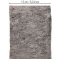 Charnière pour pot en feutre de laine bicolore, gris/noir, 15 cm x 5 m | Floristik24.fr