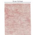 Ruban en feutrine, 100 % laine, bicolore, pour dessous de plat, ruban en feutrine blanc/rouge, 15 cm x 5 m | Floristik24.fr
