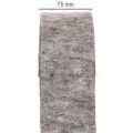 Ruban en feutrine, sangle pour casserole, 100 % laine, gris/noir, 7,5 cm de large, 5 m de long | Floristik24.fr
