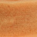 Floristik24 Ruban feutrine 7,5cm 5m orange clair