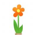 Floristik24 Feutre fleur orange 87cm